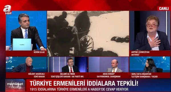 Türkiye Ermenileri A Haber’de soykırım yalanlarına tepki gösterdi! Başkan Erdoğan dış güçlere izin vermez