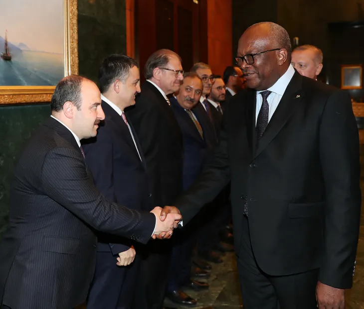 Başkan Erdoğan Burkina Faso Devlet Başkanı Kabore'yi karşıladı