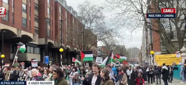 Filistin için Küresel Eylem Günü! Meydanlar Gazze için dolup taşıyor... A Haber İstanbul ve Londra’dan aktardı