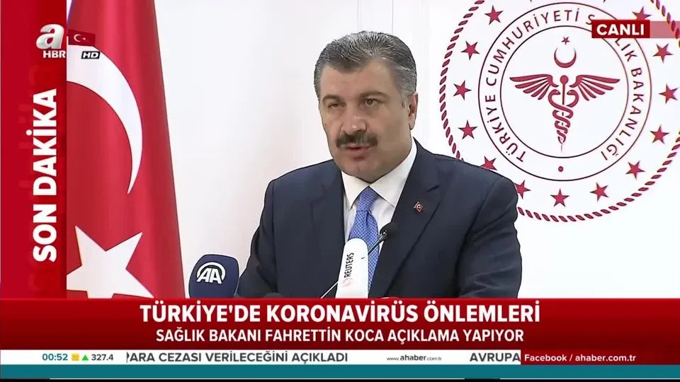 Son Dakika Saglik Bakani Fahrettin Koca Dan Koronavirus Aciklamasi Ahaber Son Dakika Video Izle