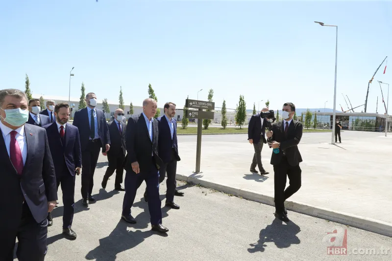 Başkan Erdoğan Sancaktepe ve Yeşilköy'deki pandemi hastanelerini inceledi 4