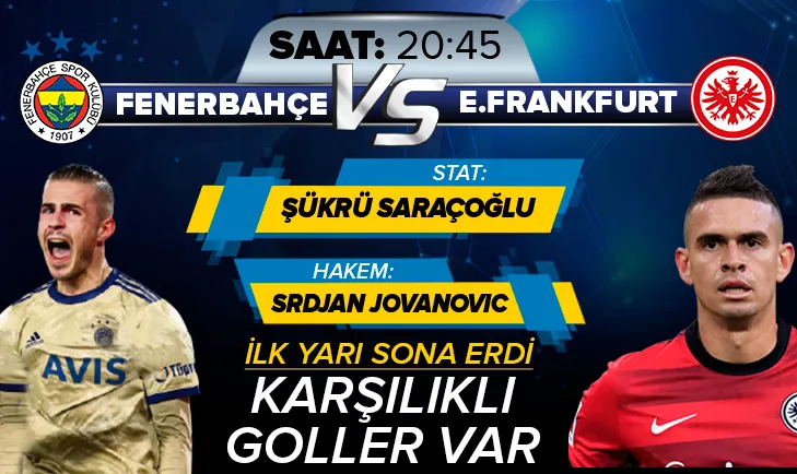 Fenerbahçe - Eintracht Frankfurt CANLI ANLATIM