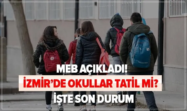 Meb Son Dakika Izmir De Okullar Tatil Mi Depremden Dolayi Okullar 1 Hafta Tatil Mi Oldu