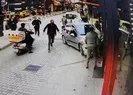 Kontrolden çıkarak yayaya çarpan araç dükkana girdi