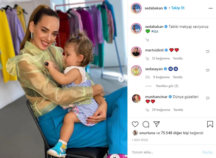 Seda Bakan’ın kızıyla paylaşımına beğeni yağdı