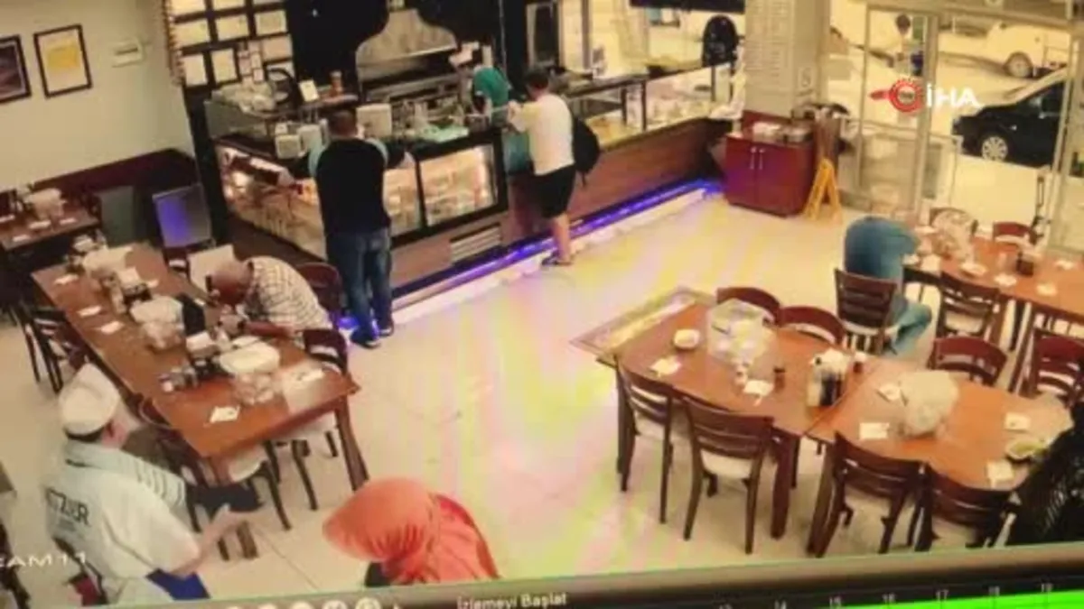 Usta yardımcısı tezgahtarı böyle kurtardı