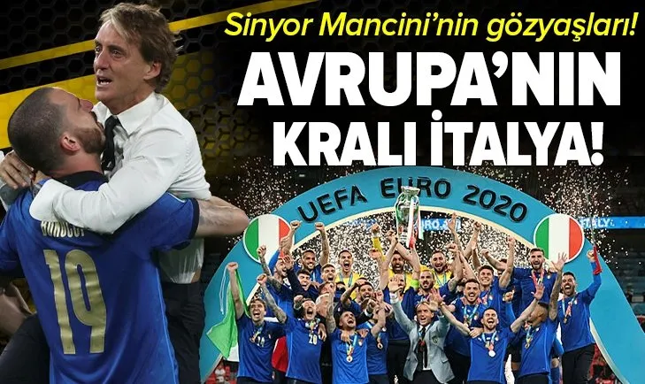 Avrupa’nın en büyüğü İtalya! İtalya penaltılarla İngiltere’yi yenerek EURO 2020 şampiyonu oldu
