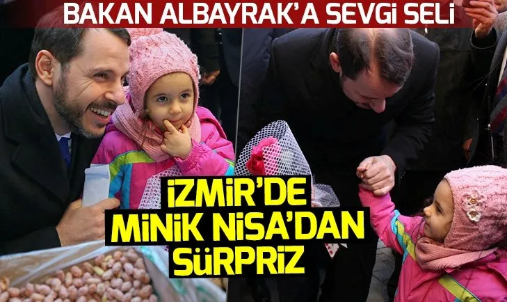 Bakan Albayraktan İzmirde esnaf ziyareti!