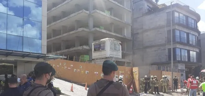 Son dakika: Beyoğlu’nda inşaatta yangın: 5 işçi yaralandı