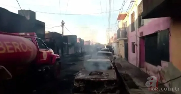 Meksika’da katliam gibi kaza: Tren gaz tankerine çarptı! 50 araç ile 120 ev zarar gördü