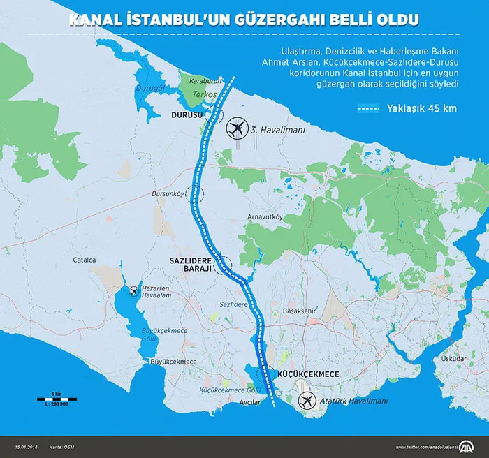 Kanal İstanbul'dan geçecek gemilerin azami boyutları belirlendi - 1