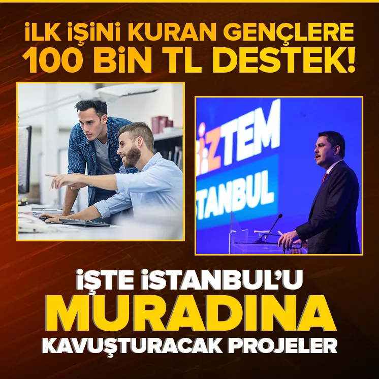 İlk işini kuran gençlere 100 bin TL’lik destek ve daha niceleri!