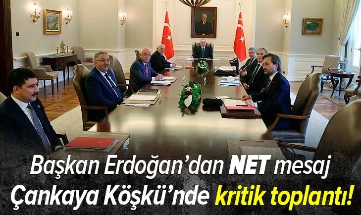 Son dakika: Cumhurbaşkanlığı Yüksek İstişare Kurulu Başkan Erdoğan liderliğinde toplandı