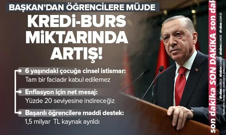 KYK öğrenci burs ve kredilerinde 2023 rakamları belli oldu! Başkan Erdoğan’dan gençlere müjde! Başarılı öğrenciye teşvik programı geliyor...