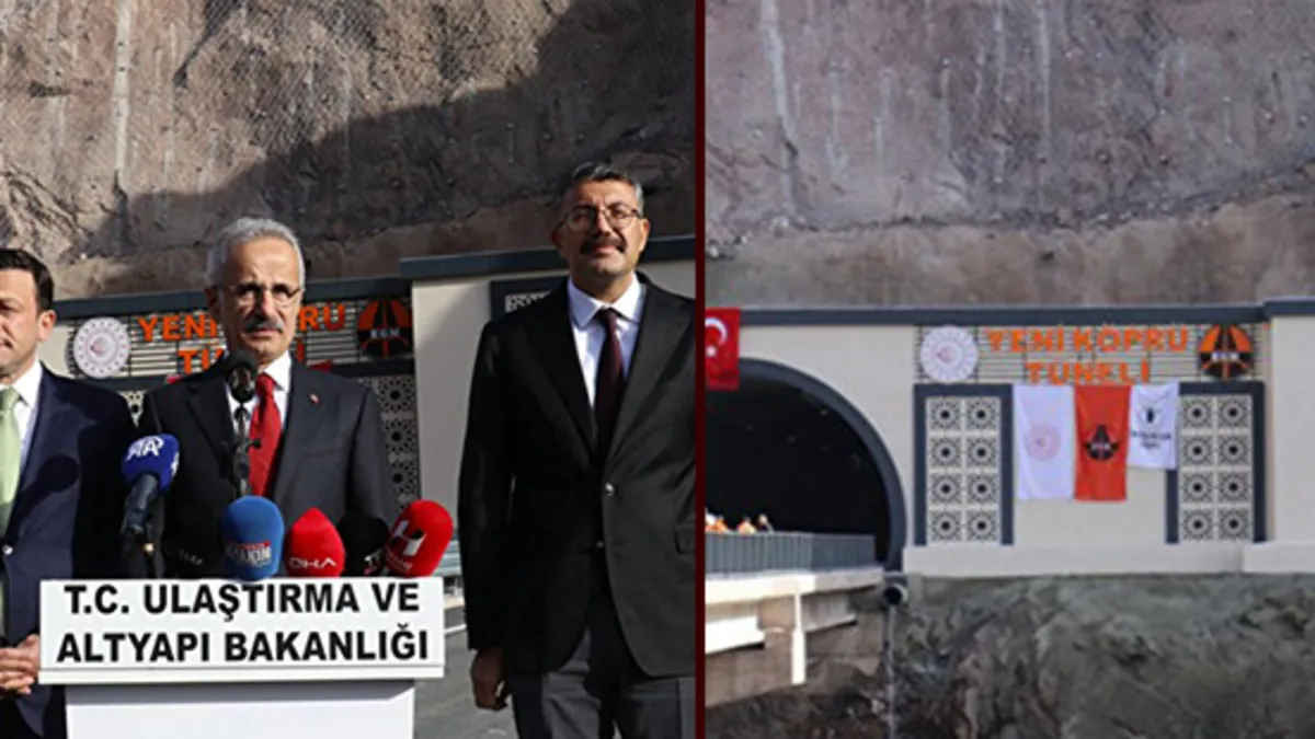 Yeniköprü Tüneli için geri sayım başladı! 40 dakikalık yol 15 dakikaya düşecek