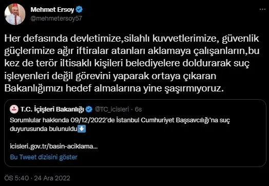 Son dakika: İBB’ye terör soruşturması! İçişleri Bakanlığından Sözcü Yazarı Saygı Öztürk’ün iftiralarına jet yanıt