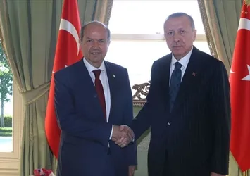 KKTC Başbakanı Ersin Tatar, Başkan Erdoğan’a telefonla taziyelerini iletti