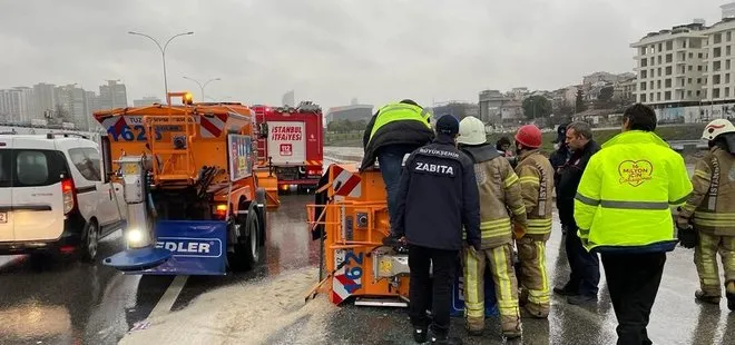 CHP’li İBB’de skandal! Devrilen kar küreme aracının sürücüsü alkollü çıktı