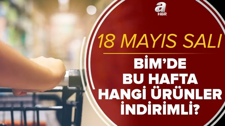 2 farklı kategoride sürpriz indirim! BİM 18 Mayıs Salı aktüel kataloğunda neler var? Yarından itibaren...