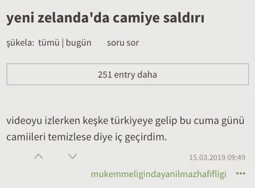 Son dakika: Yeni Zelanda’daki terör saldırısını öven Ekşi Sözlük yazarı hakkında inceleme başlatıldı