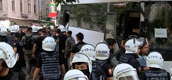 Beyoğlu'nda izinsiz Gezi Parkı provokasyonu! Gözaltına alındılar