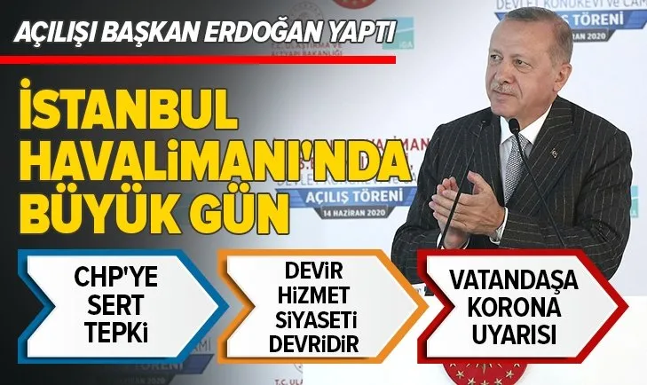 Son dakika: İstanbul Havalimanı 3. Pisti açıldı! Başkan Erdoğan’dan önemli mesajlar