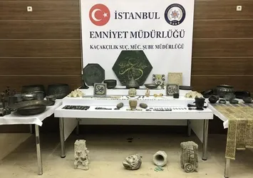 İstanbul'da tarihi eser operasyonu!
