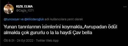 Osmanlı’ya hakaret edip Yunan’ı savunan Tunç Soyer’e AB’den ödül