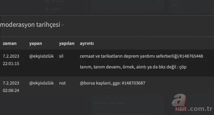 Deprem provokasyonlarının merkez üssü: Ekşi Sözlük! Yalan yanlış başlıklarla kaos ortamı oluşturup günler sonra delilleri yok ettiler