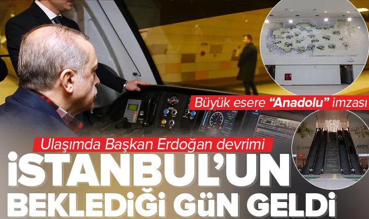 Başakşehir-Kayaşehir Metro Hattı açılıyor