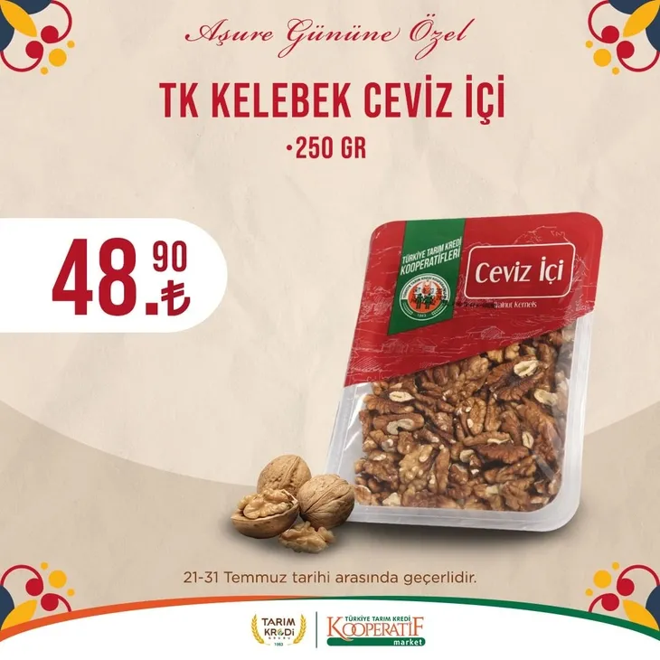 Tarım Kredi Market indirimlerinde son 6 gün! Katalogda yok yok! Çamaşır deterjanı 99.90, Ayçiçek yağı 36.90, Süzme peynir 64.90, zeytin 57.90 TL...