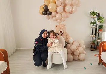 Yozgat'ta şehit çocuğu için sürpriz doğum günü yapıldı