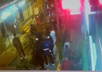 Taksim'de dehşet dolu anlar: Atıldığı oteli bastı! Yaralılar var