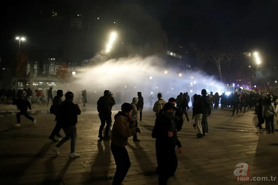 Fransa’da şok görüntüler! Protestocular Merkez Bankasını ateşe verdi 19