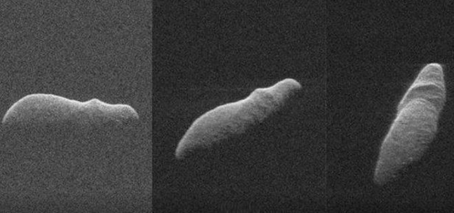 NASA radarları dünyaya yaklaşan Holiday Asteroidi’ni görüntüledi!
