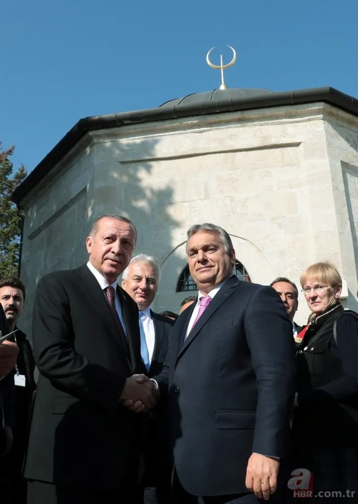 Cumhurbaşkanı Erdoğan, Macaristan’da Gül Baba Türbesini açtı