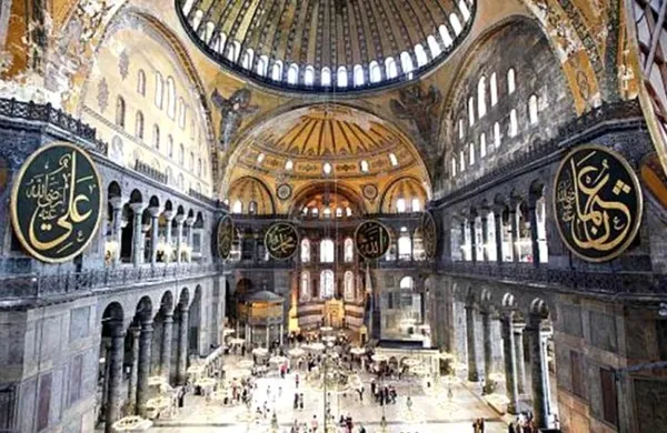 İşte Ayasofya Camii'ndeki freskleri kapatacak perdeler - 2