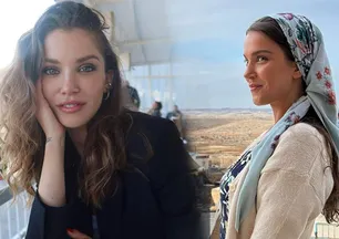 Uzak Şehir'in Pakize'si Yaren Güldiken ile Burak Deniz'den sürpriz kare! 