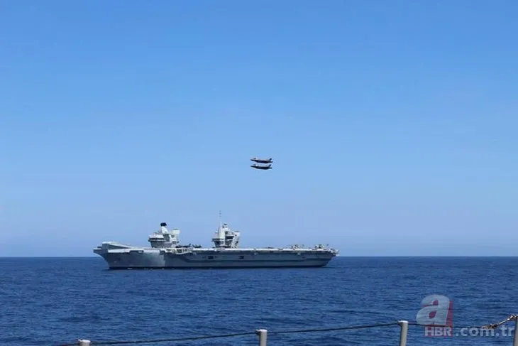 Rus savaş gemisi ve jetleri İngiliz donanmasına ait gemiye ateş açtı