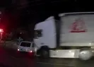 TIR otomobili böyle biçti