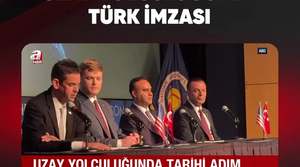UZAY YOLCULUĞUNDA TÜRK İMZASI