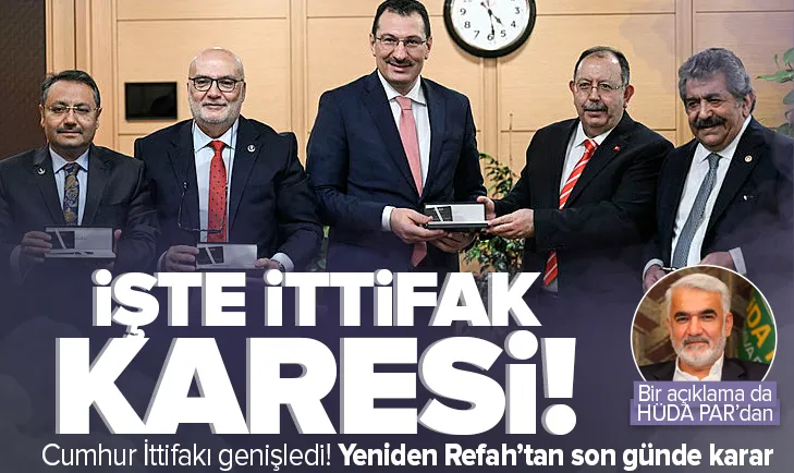 Cumhur İttifakı genişledi! Bir parti daha ittifakta