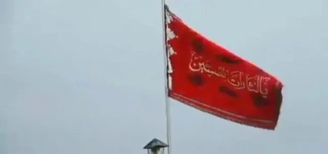 İran’da asılan Kırmızı Bayrak yas ve intikam anlamına geliyor