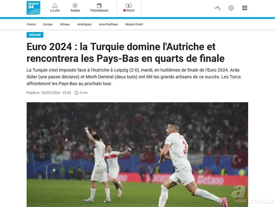 Dünya 'Bizim Çocuklar'ı konuşuyor! İşte Avusturya zaferinin manşetleri 10