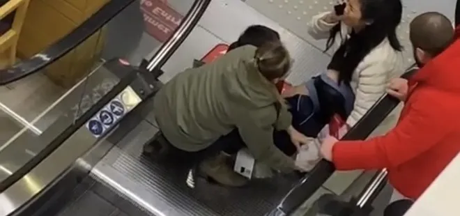 Filipin'den geldi İstanbul'da dehşeti yaşadı! AVM'de parmakları koptu: O anların görüntüsü ortaya çıktı