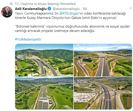 Kuzey Marmara Otoyolu'nun Gebze-İzmit Etabı açılıyor | Başkan Erdoğan törene katılacak - 3