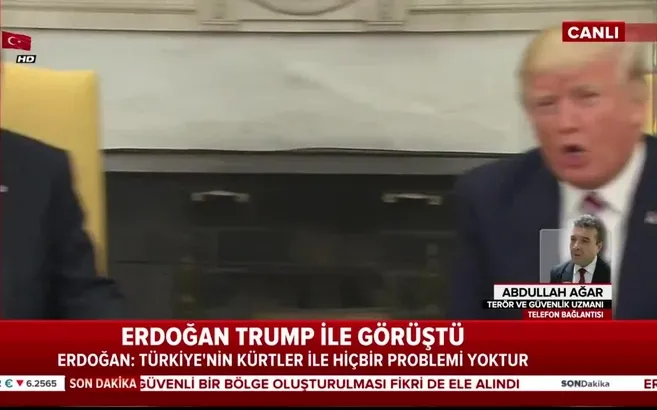 Başkan Erdoğan Trump ile görüştü