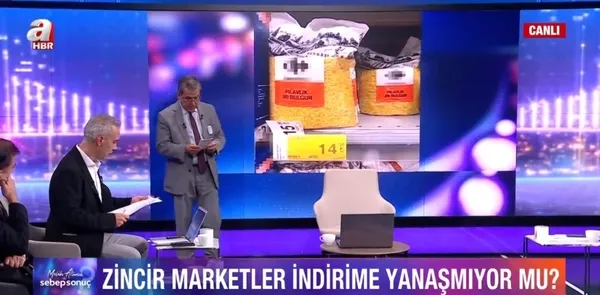 Zincir marketlerin ’fiyat’ oyunu! Tüketici Federasyonu Başkanı Aydın Ağaoğlu: 3 liralık elma nasıl 33 liraya satılır? Bunun izahı yok!