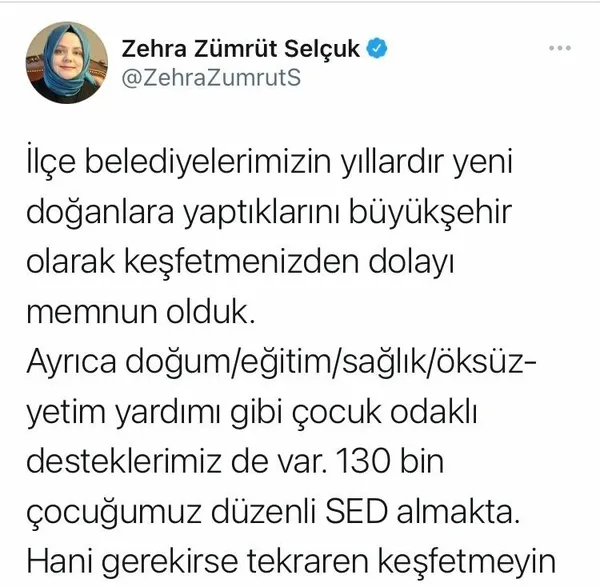 CHP'li İBB Başkanı İmamoğlu, AK Parti'nin 10 yıldır uyguladığı yenidoğan bebek projesini yeniden keşfetti