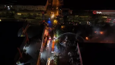 Kayseri’deki keçe fabrikasında yangın